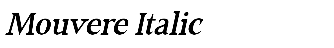 Mouvere Italic